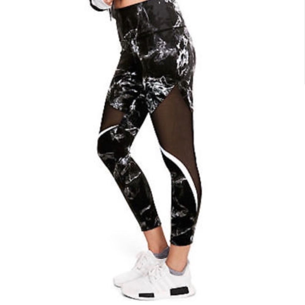 Victoria’s Secret PINK High-Waisted Ultimate Marble Ankle Legging Excellent Cond